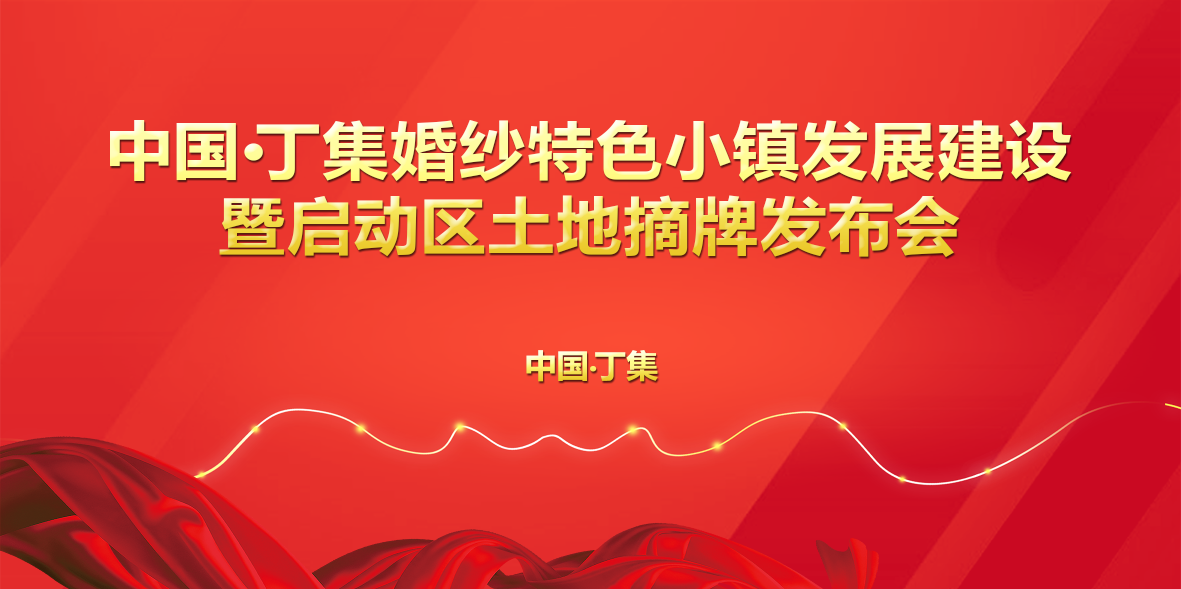 备受瞩目 | 中国·丁集婚纱特色小镇项目土地摘牌媒体发布会圆满召开！